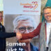 Van links naar rechts Kees Burgler, secretaris van SchuldHulpMaatje Midden-Groningen en Evert Offereins, wethouder sociaal domein Midden-Groningen.