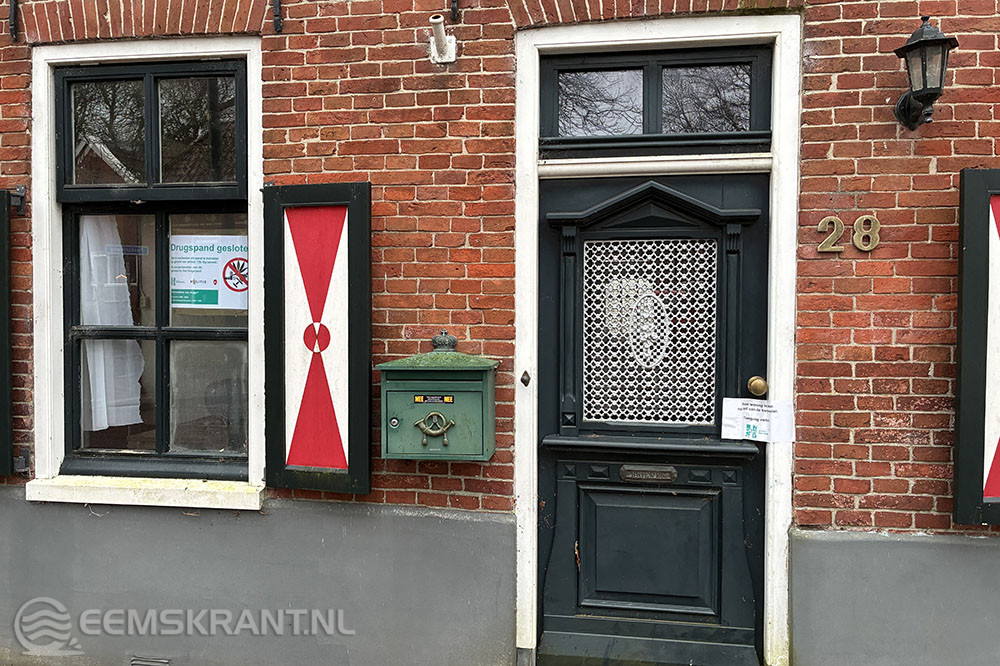 Woning in Warffum gesloten vanwege drugsvondst