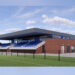 Impressie nieuwbouw Burgemeester Welleman Sportpark’ . Illustratie: bN+JD architecten
