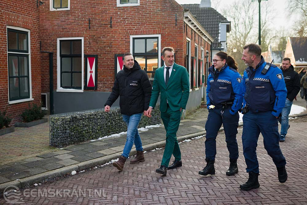Bezoek staatssecretaris Eddie van Marum aan de gemeenten Eemsdelta en Het Hogeland