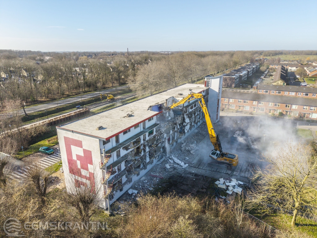 Laatste fase sloop Schuitenzandflats: plannen voor herontwikkeling Zandplatenbuurt