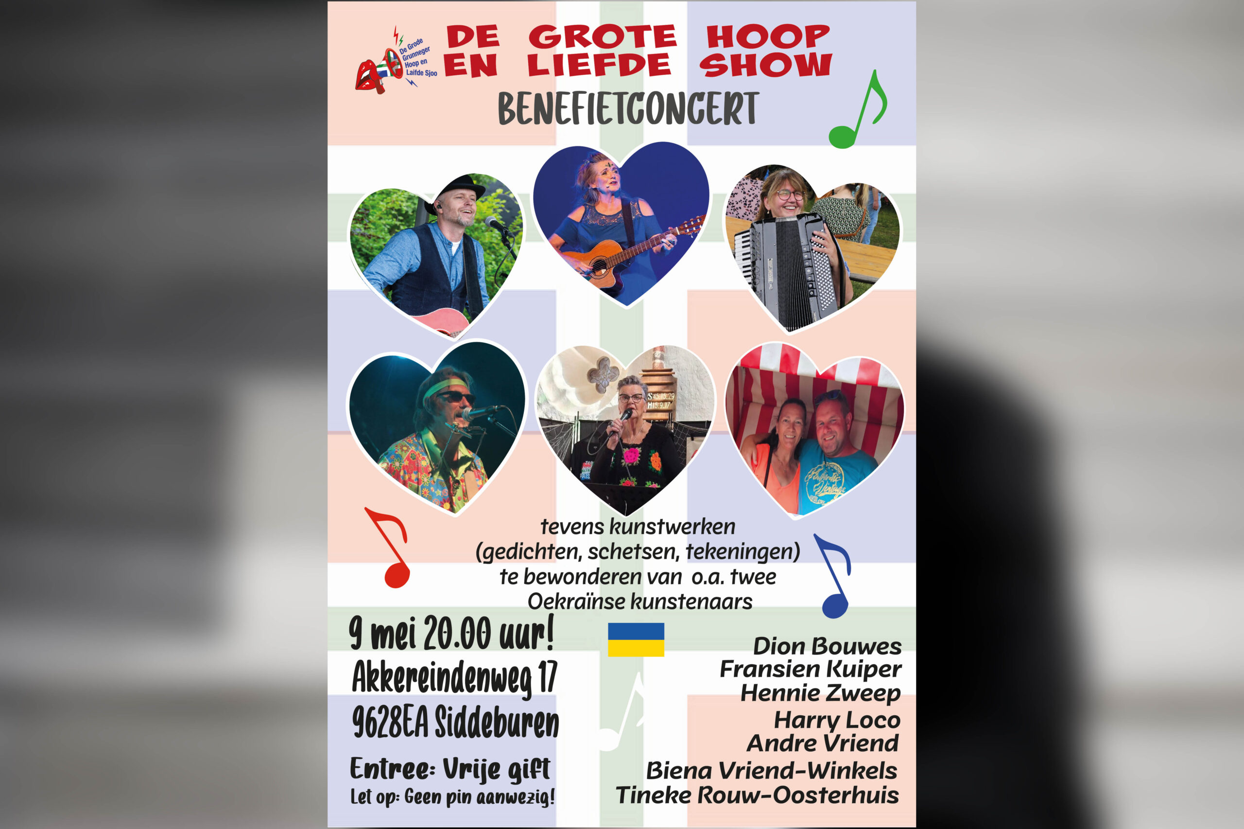 Gronings Collectief voor Hoop en Liefde sluit seizoen af in Siddeburen