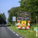 Digitale waarschuwingsborden in Delfzijl waarschuwen voor nepagenten