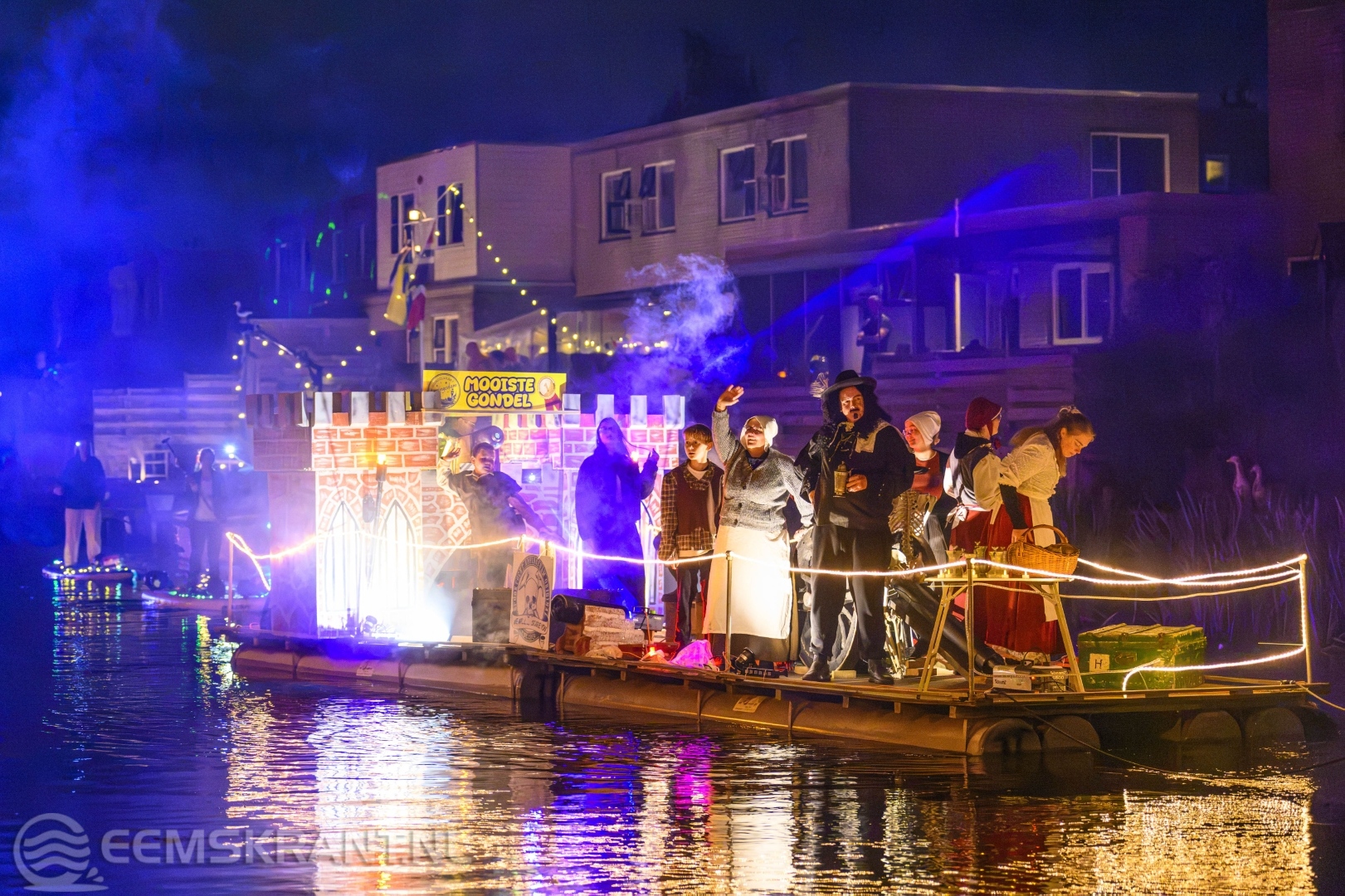 Gronings Ontzet centraal tijdens 28e Gondelvaart Appingedam