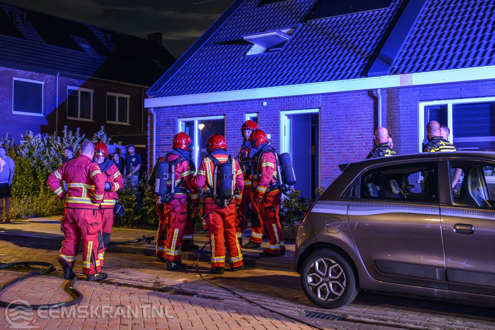 Woningbrand aan de Focco Ukenalaan in Appingedam valt mee