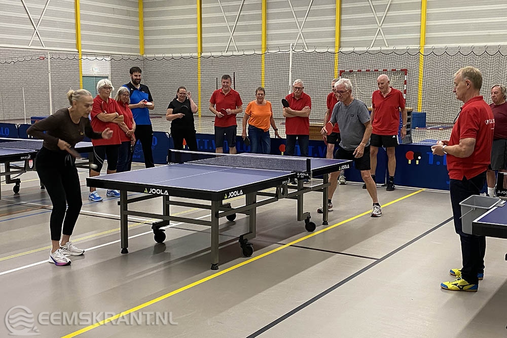 Kick-off OldStars Tafeltennis Loppersum groot succes