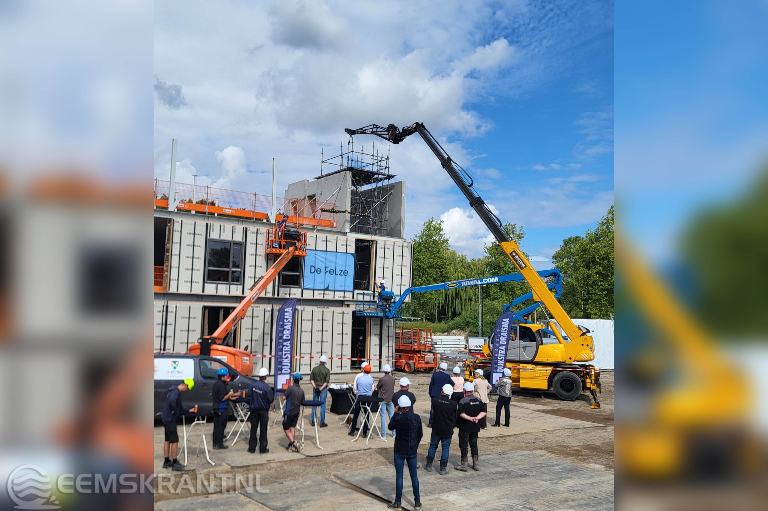 Hoogste punt nieuwbouw De Felze is bereikt